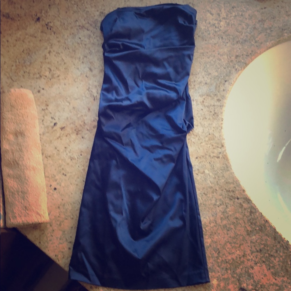 Midnight blue Nicole Miller cocktail dress